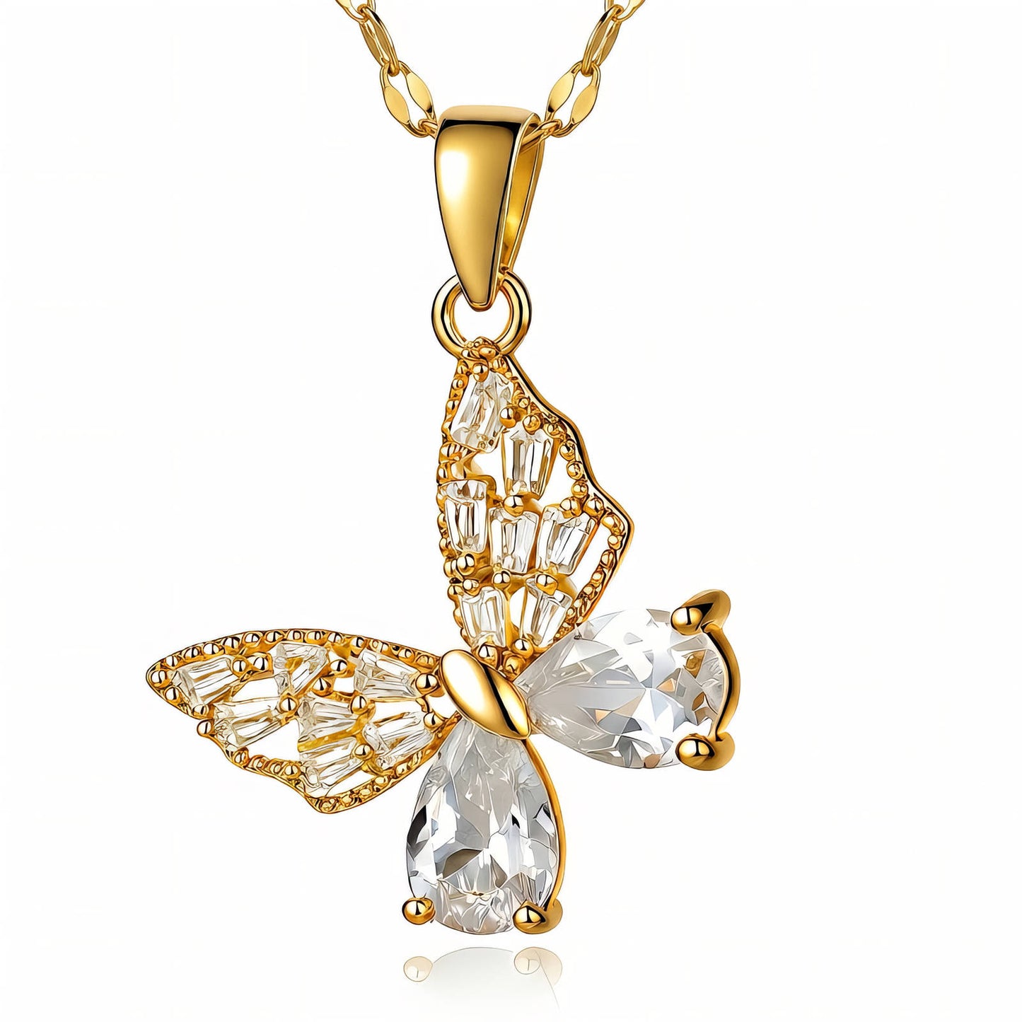 Xavelea Crystal Butterfly Necklace / 88251