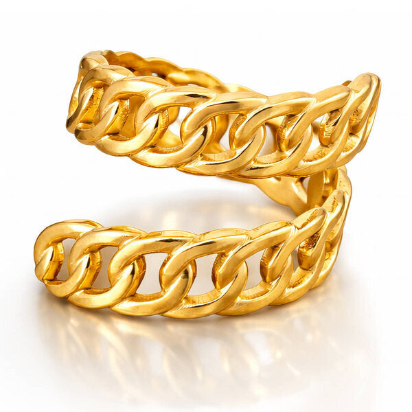 Xavelea Golden Chain Ring / 91615